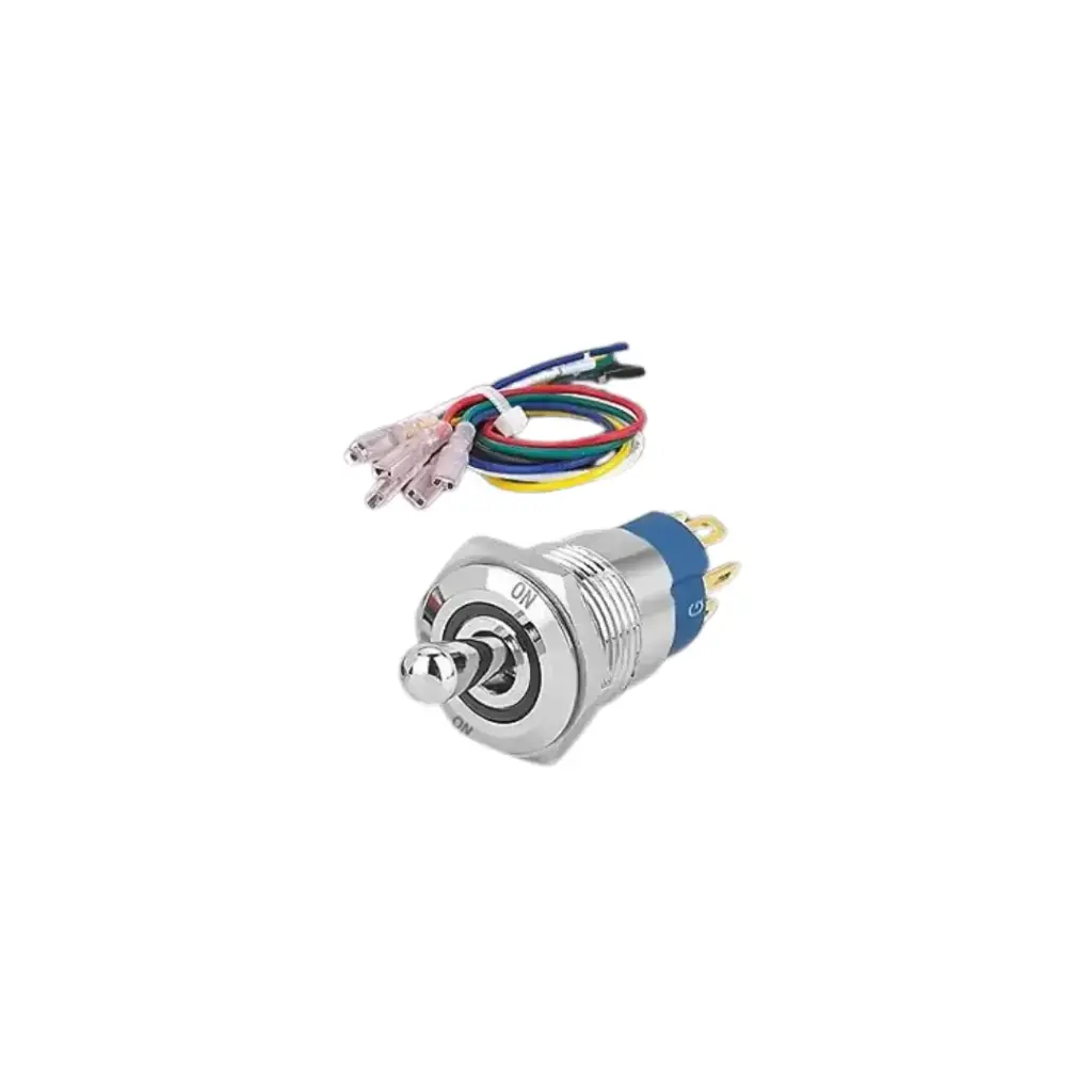 LED RGB 12V Interruptor De Palanca Iluminado Con Luz Led