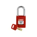 NYL-RED-38ST-KD Candado De Nylon Con Bloqueo