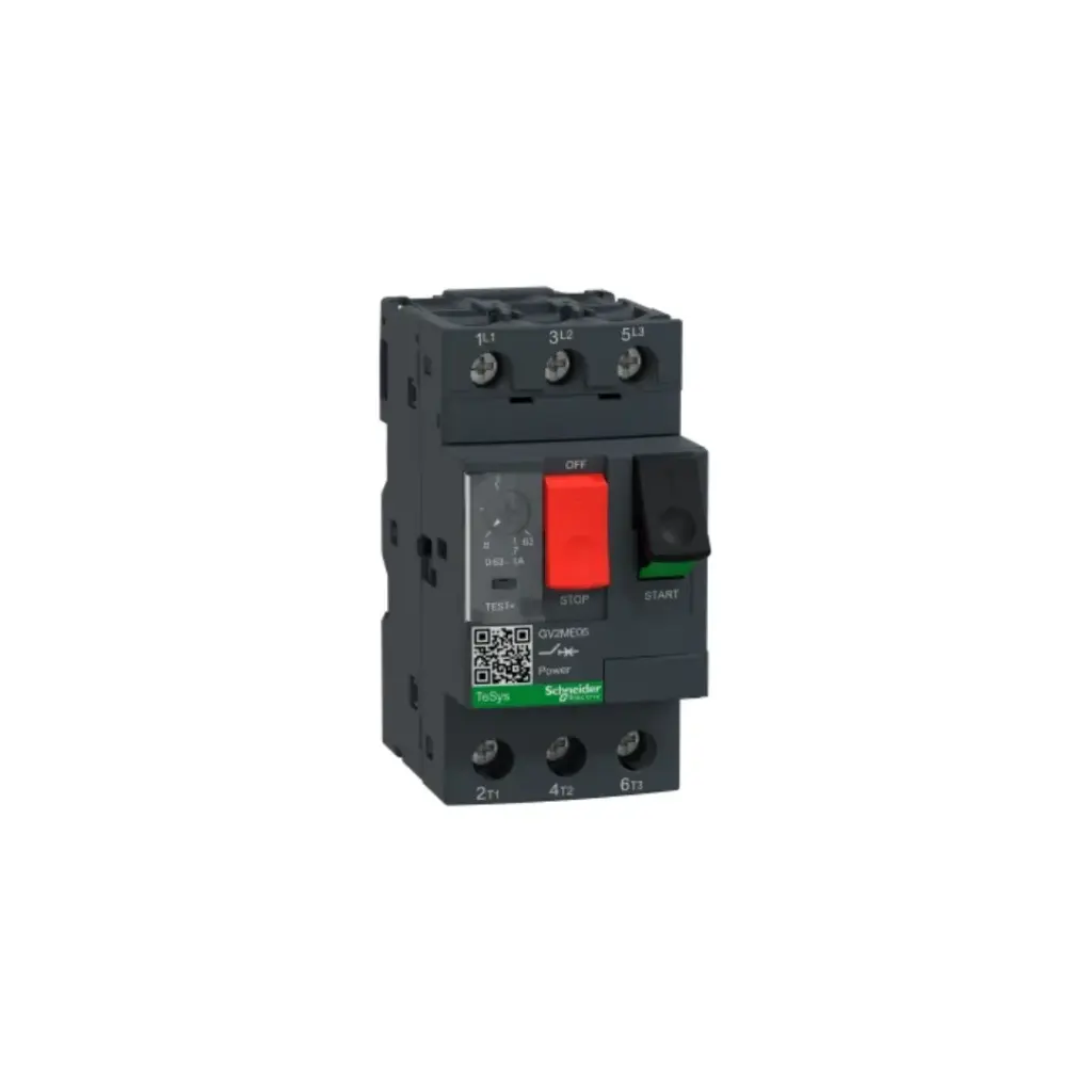 GV2ME05 Disyuntor de motor magnetotérmico 0.63-1A 