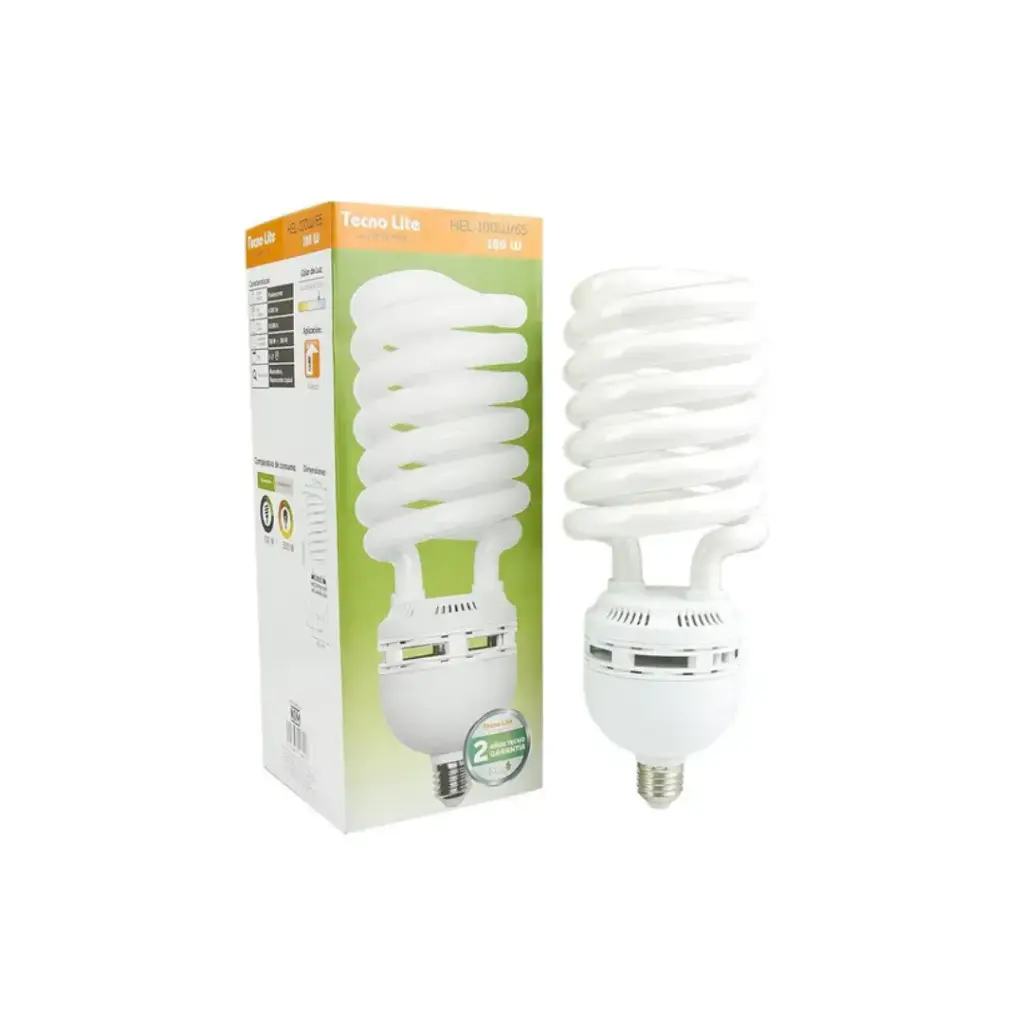 HEL100W65  Foco Fluorescente En Espiral 