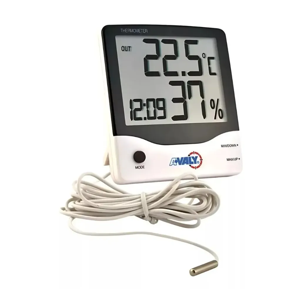 [P1175] Termohigrómetro Digital Int/Ext AVALY Mod: MVAEDT155