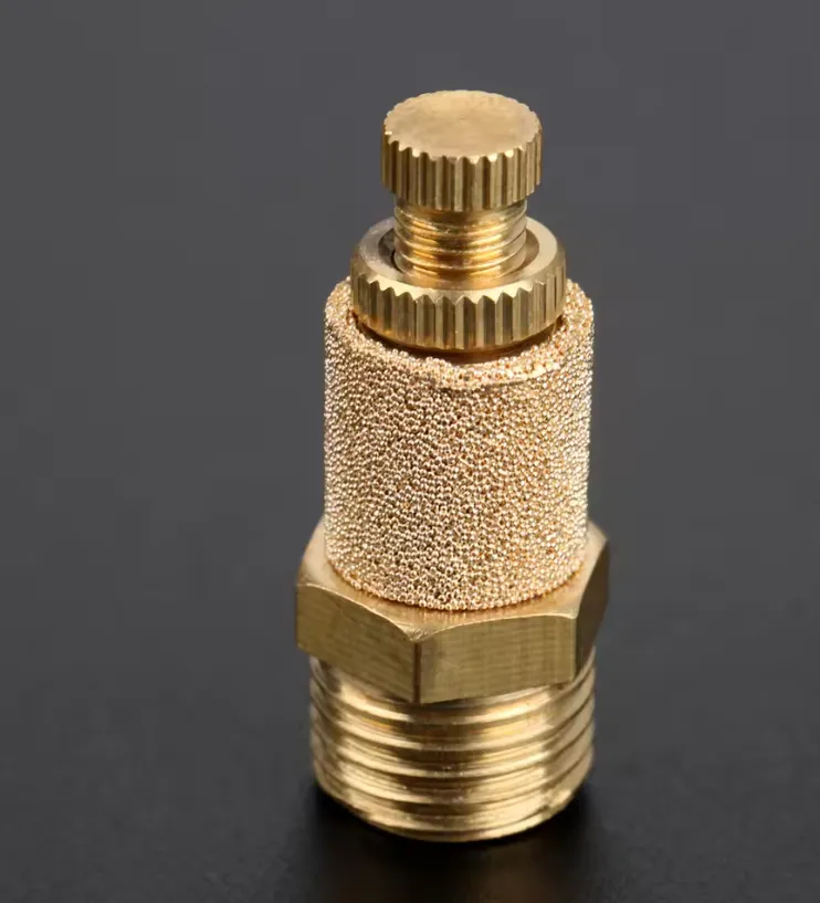 SILENCIADOR BRONCE C/REGULADOR 1/4 MOD SFC-02 STROKMATIC
