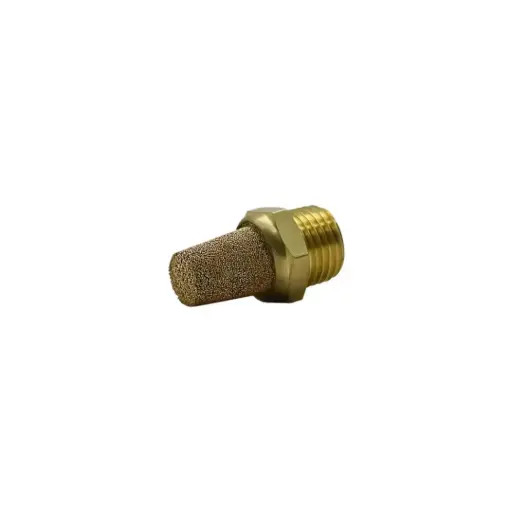 [P1090] Silenciador Cónico De Bronce De 1/8